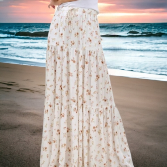 Mary Lawless × Splendid Floral Maxi Skirt - Picture 5 of 6